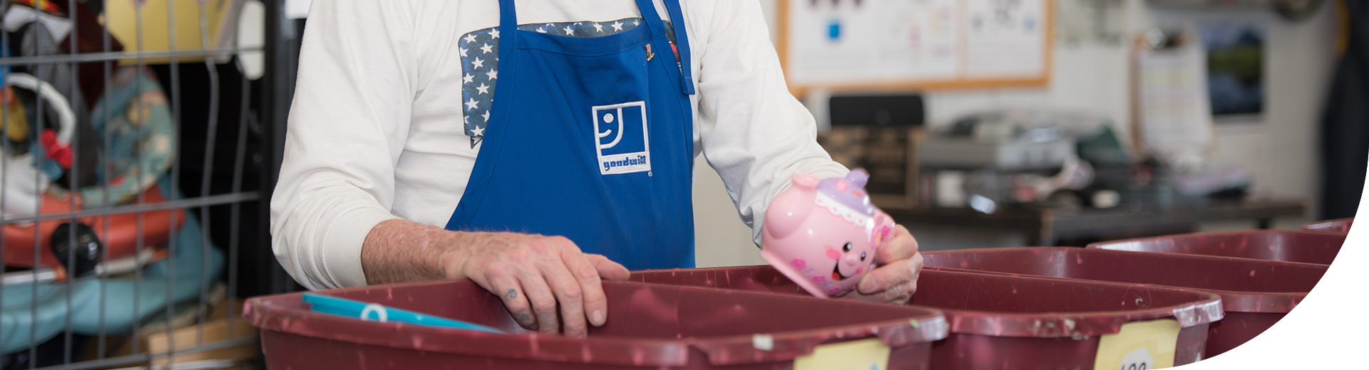 goodwill employee working