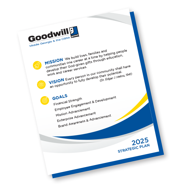 2025 Strategic Plan Goodwill Graphic