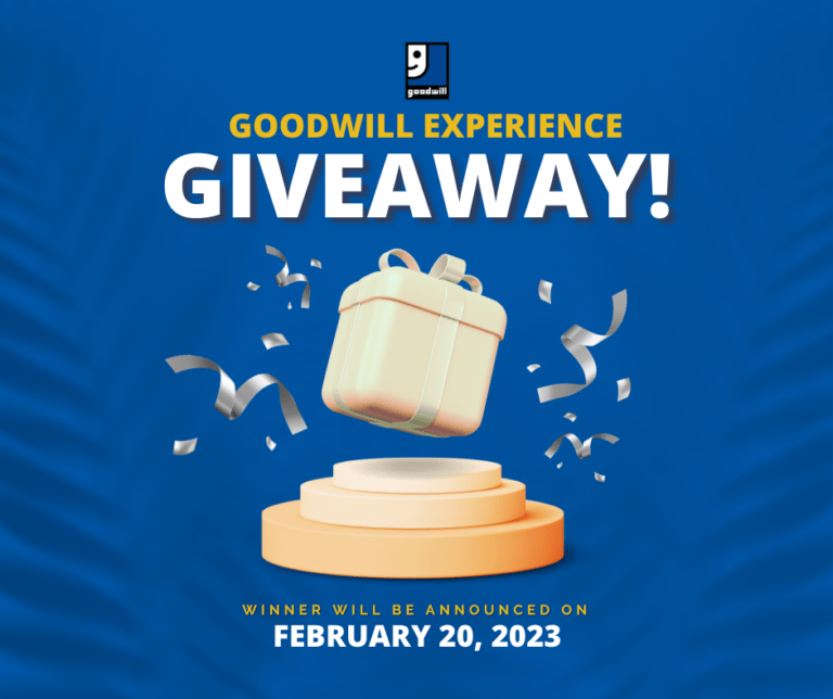 Goodwill Experience Giveaway