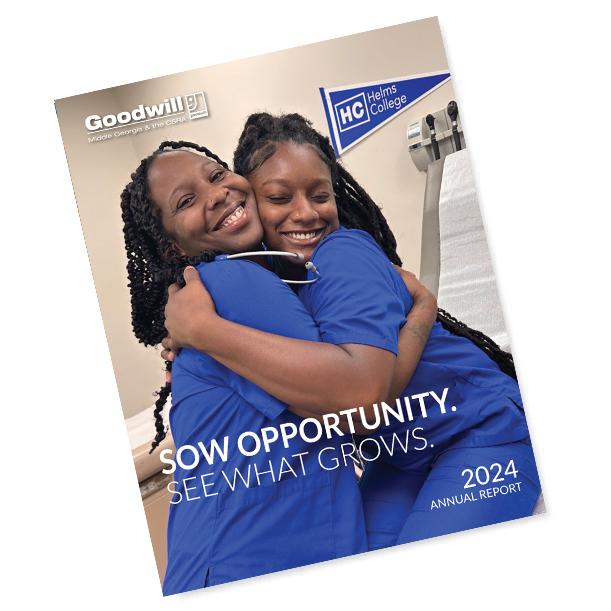 2024 Annual Report Goodwill Cover Image