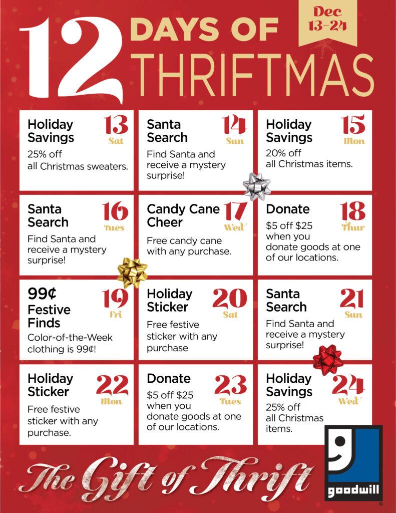 12 Days of Thriftmas