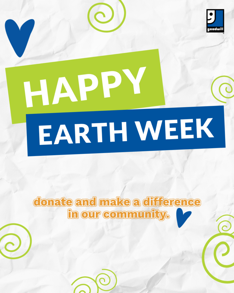Happy Earth Week graphic